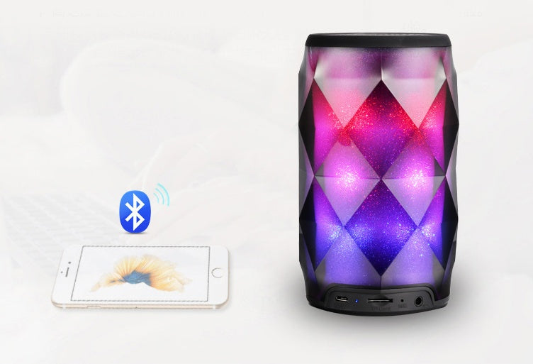 KTX-479443 Crystal Coke Can Shaped Bluetooth Speaker Lantern with Touch Control and Starry Sky Lighting Effect