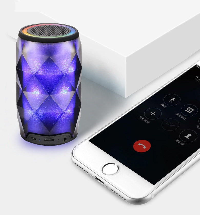 KTX-479443 Crystal Coke Can Shaped Bluetooth Speaker Lantern with Touch Control and Starry Sky Lighting Effect
