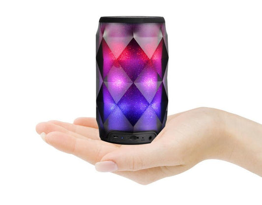 KTX-479443 Crystal Coke Can Shaped Bluetooth Speaker Lantern with Touch Control and Starry Sky Lighting Effect
