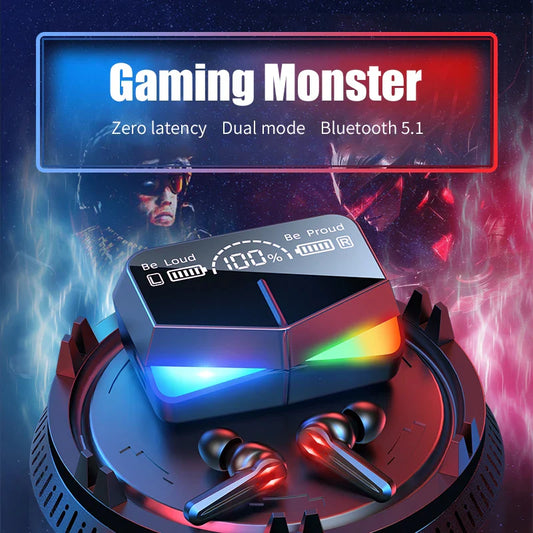KTX-623699 Gaming Earbuds with Active Noise Cancellation and 3D Surround Sound - TWS Wireless In-Ear Headset M28