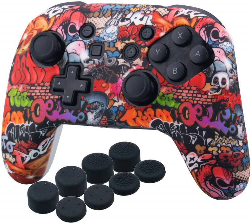 KTX-383123 Multi-Color Soft Silicone Sleeve with Unique Flower and Cartoon Designs
