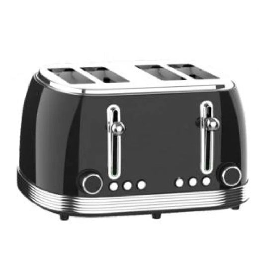 KTX-553299 Stainless Steel 4-Slice Toaster with Electronic Browning Control and Slide-Out Crumb Tray, Blue
