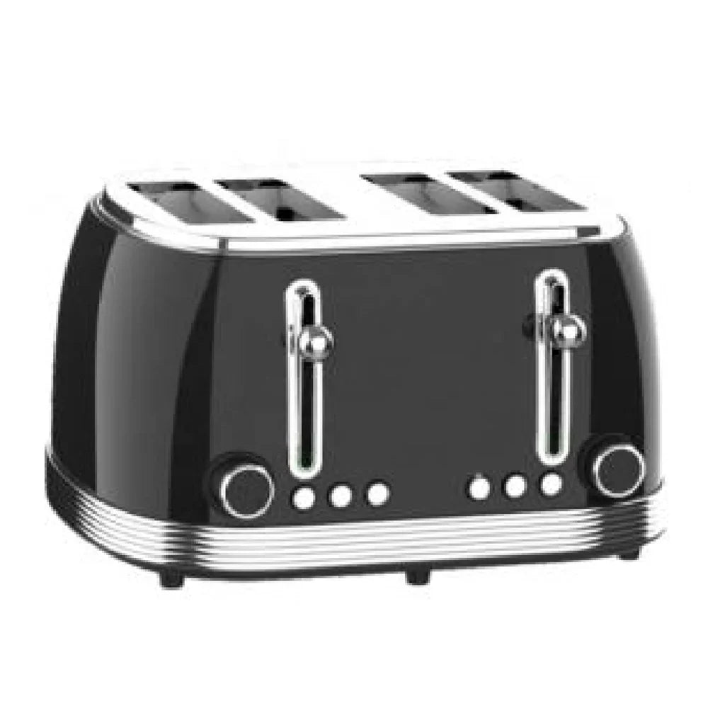 KTX-553299 Stainless Steel 4-Slice Toaster with Electronic Browning Control and Slide-Out Crumb Tray, Blue