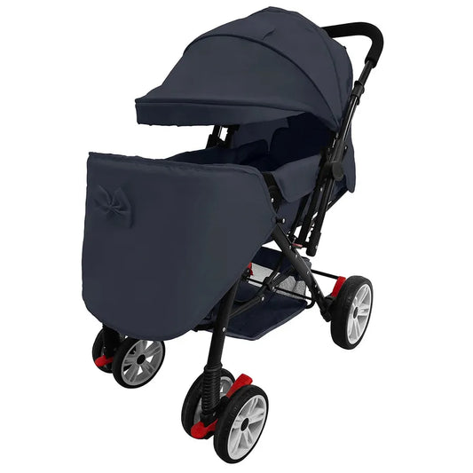 KTX-041811 Lightweight Foldable Baby Stroller with Compact Steel Tube Design for Travel Convenience