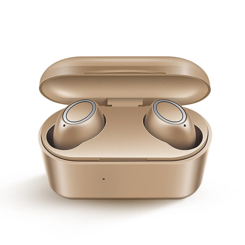 KTX-788563 Wireless Mini Bluetooth Headset - Stereo Earplug Style - 10m Transmission Range - Available in Black, White, Gold, Rose Gold, Blue