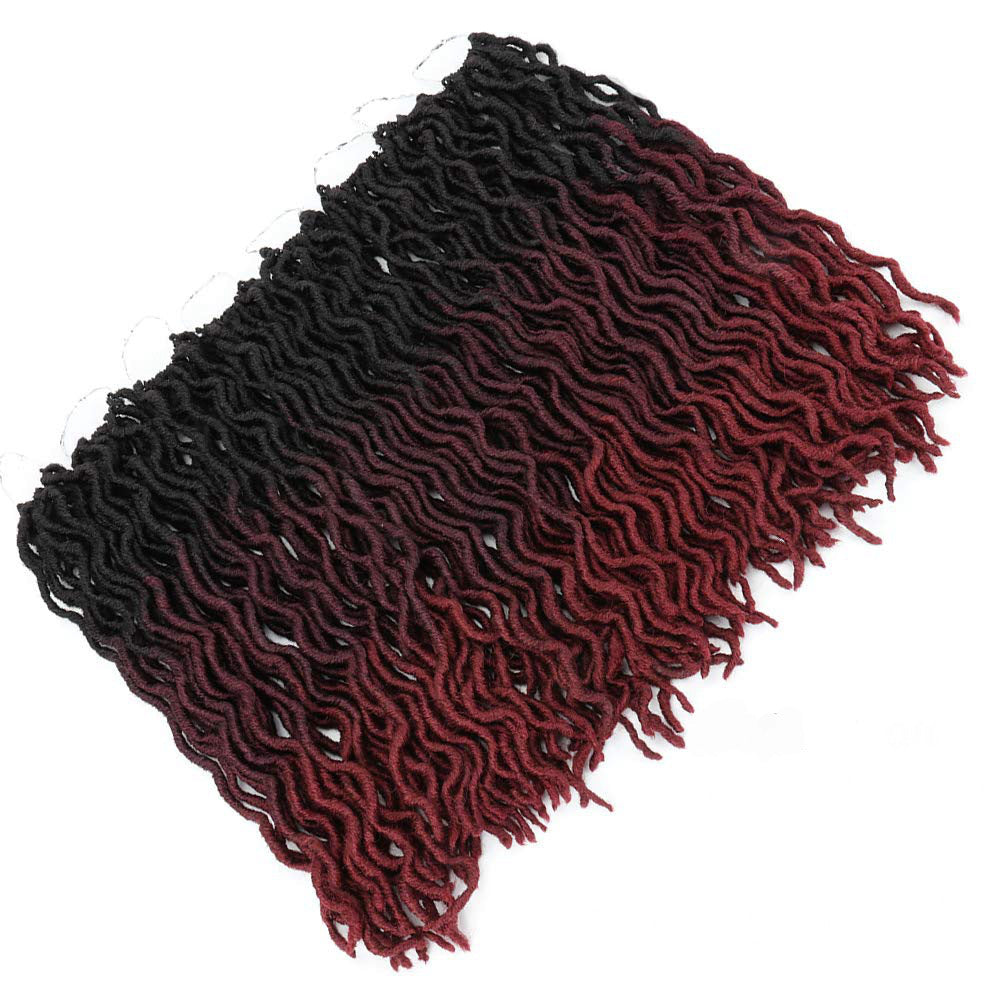 JMT-135306 Ombre Curly Synthetic Braiding Hair Extensions for Medium to Long Styles - Multiple Color Options