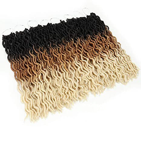 JMT-135306 Ombre Curly Synthetic Braiding Hair Extensions for Medium to Long Styles - Multiple Color Options