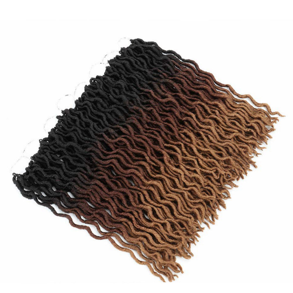 JMT-135306 Ombre Curly Synthetic Braiding Hair Extensions for Medium to Long Styles - Multiple Color Options