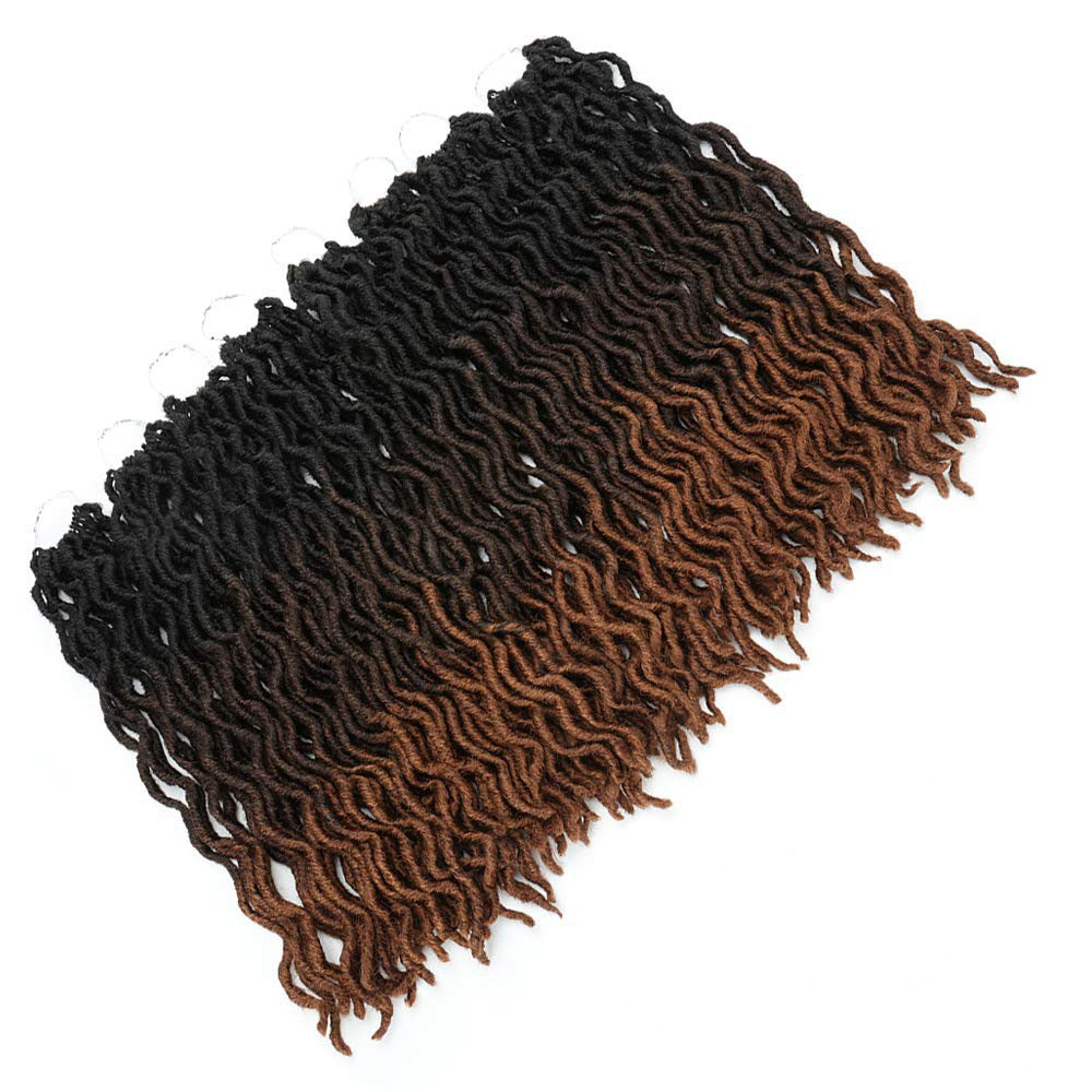 JMT-135306 Ombre Curly Synthetic Braiding Hair Extensions for Medium to Long Styles - Multiple Color Options