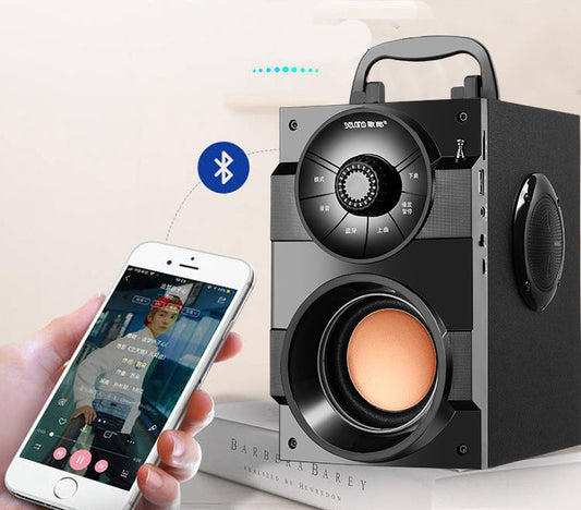KTX-573139 Portable Mini Home Audio System with Subwoofer and USB Power Supply