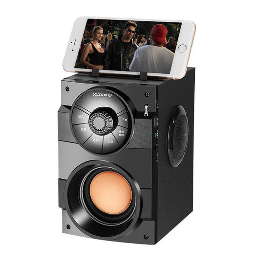 KTX-573139 Portable Mini Home Audio System with Subwoofer and USB Power Supply
