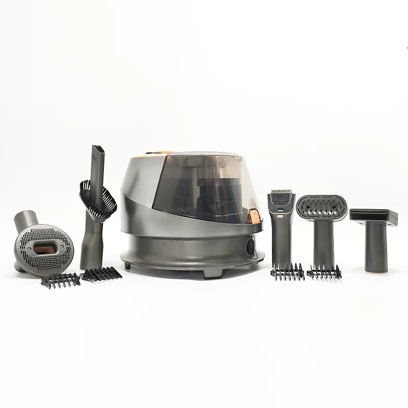 KTX-494355 6-in-1 Pet Grooming Vacuum Kit for Dogs and Cats with Hair Cleaning Tools