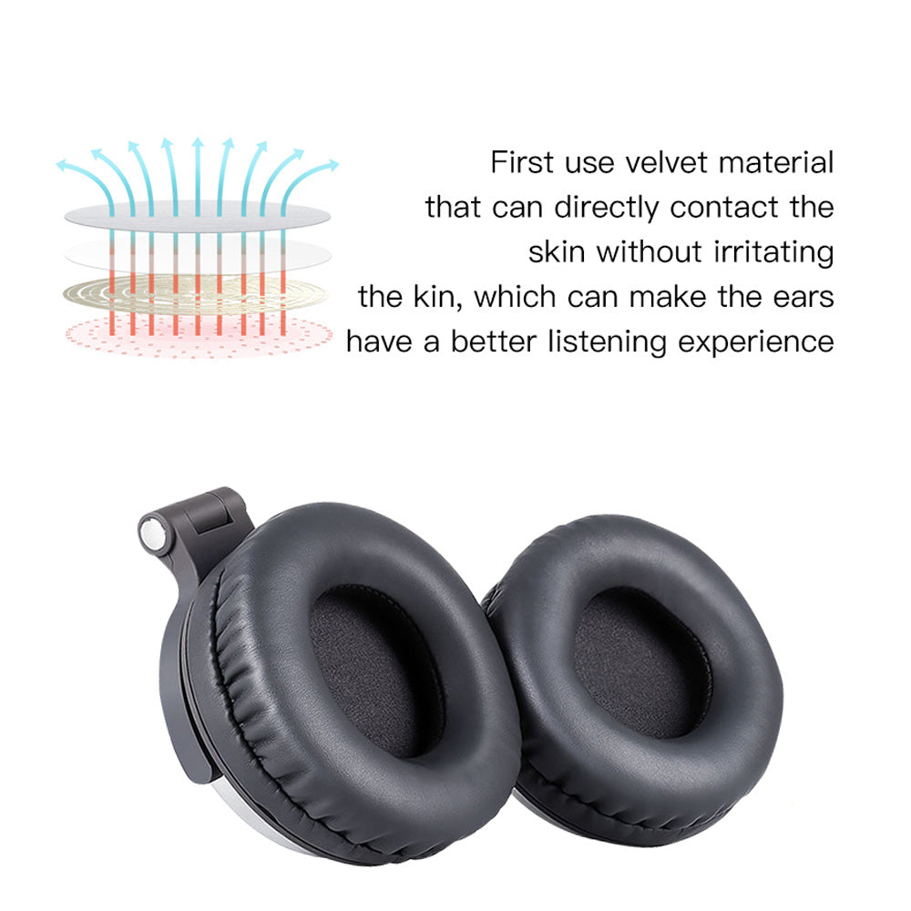KTX-868051 Folding Bluetooth Stereo Headset with Subwoofer and Multi-Mode Functionality