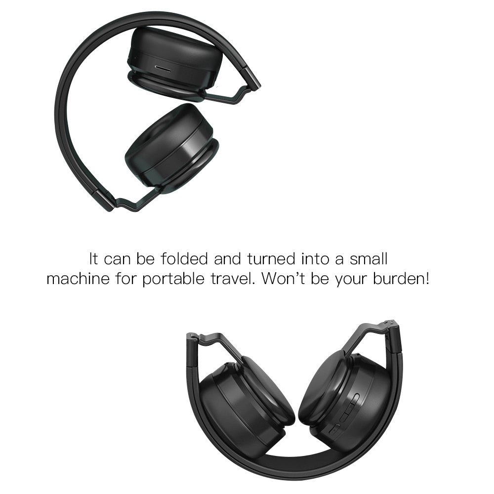 KTX-868051 Folding Bluetooth Stereo Headset with Subwoofer and Multi-Mode Functionality