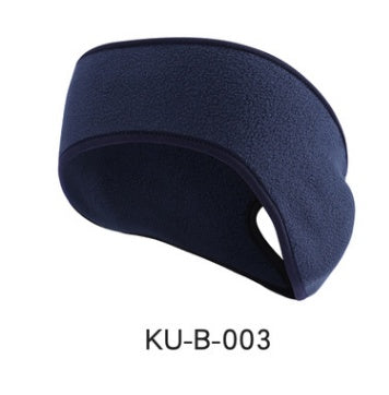KTX-427667 Fleece-Lined Sports Headband for Running and Yoga, Ear Coverage and Ponytail Compatibility
