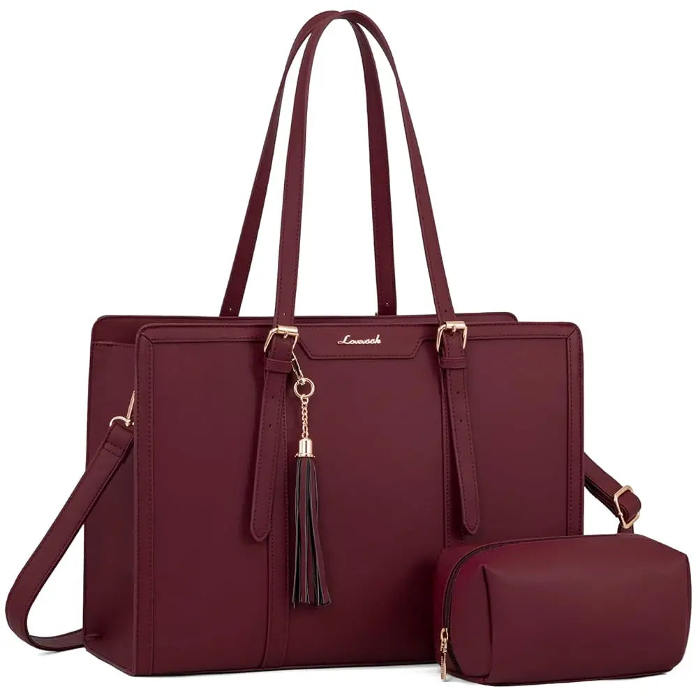 KTX-229715 Stylish 2-Piece Set PU Leather and Canvas Tote Bag for School, Shopping, and Casual Use, Versatile Crossbody and Shoulder Design for Women