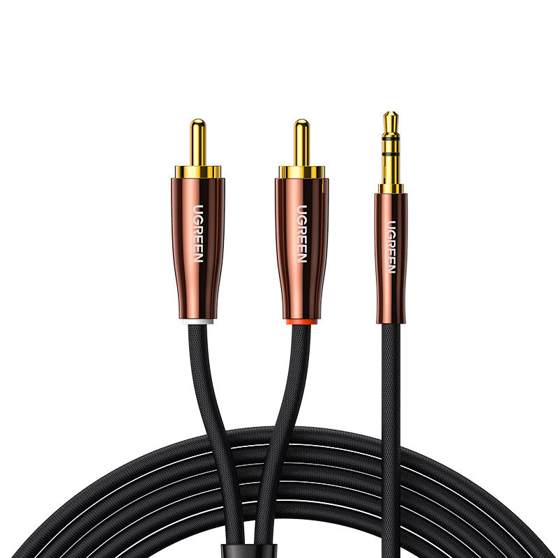 KTX-174675 Audio Cable for Connecting Mobile Phones and Computers to Power Amplifiers - Gold-Plated, Various Lengths Available