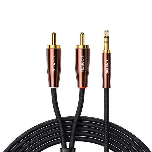 KTX-174675 Audio Cable for Connecting Mobile Phones and Computers to Power Amplifiers - Gold-Plated, Various Lengths Available