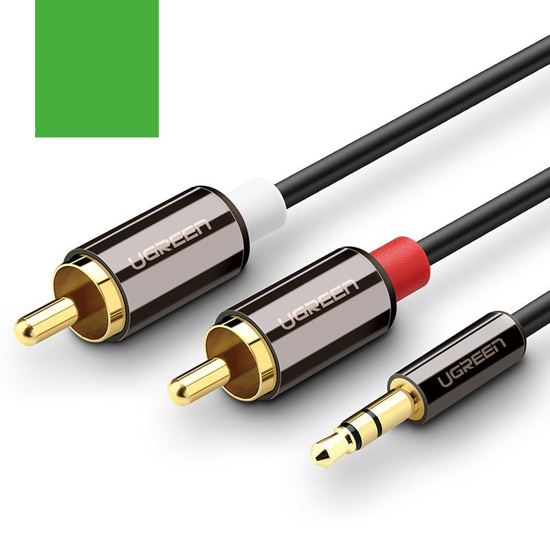 KTX-174675 Audio Cable for Connecting Mobile Phones and Computers to Power Amplifiers - Gold-Plated, Various Lengths Available