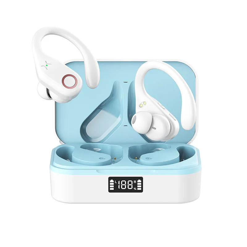 KTX-312979 Waterproof Wireless In-Ear Headset with LED Digital Display for Sports Use