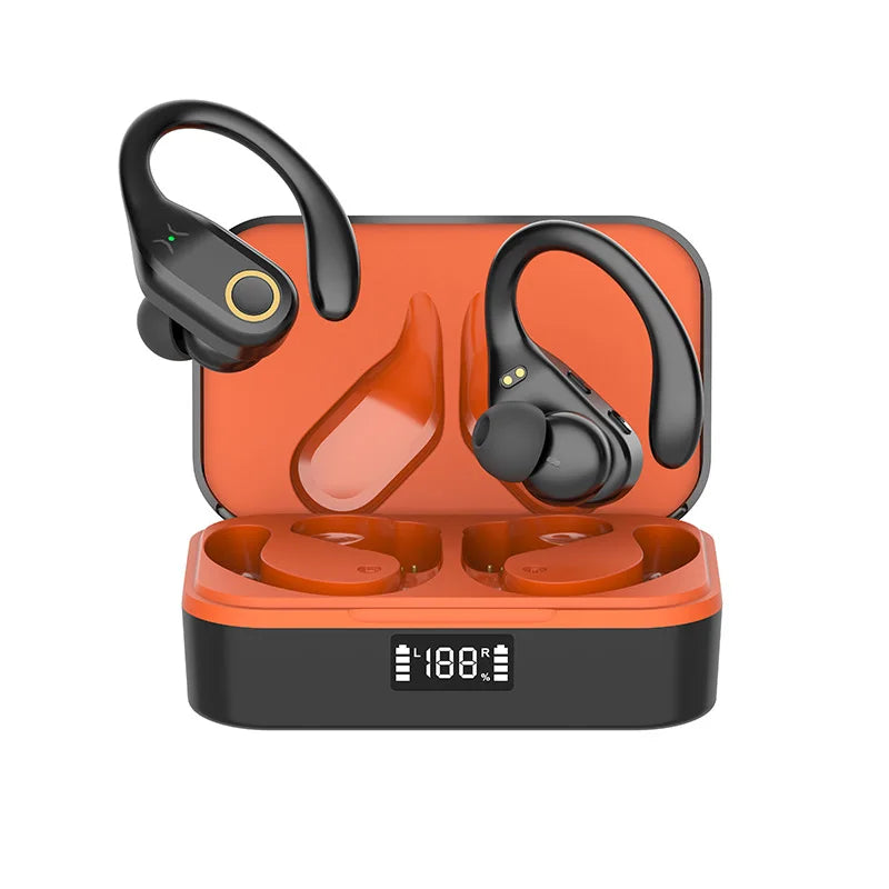 KTX-312979 Waterproof Wireless In-Ear Headset with LED Digital Display for Sports Use
