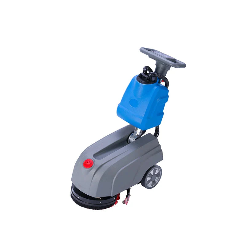 KTX-862547 Compact 24V Electric Walk-Behind Mini Floor Cleaning Machine for Shops and Burnishing