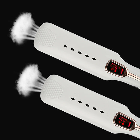 KTX-582291 Multifunctional Negative Ion Infrared Steam Hair Straightening Comb with Self-Locking Feature and Temperature Control