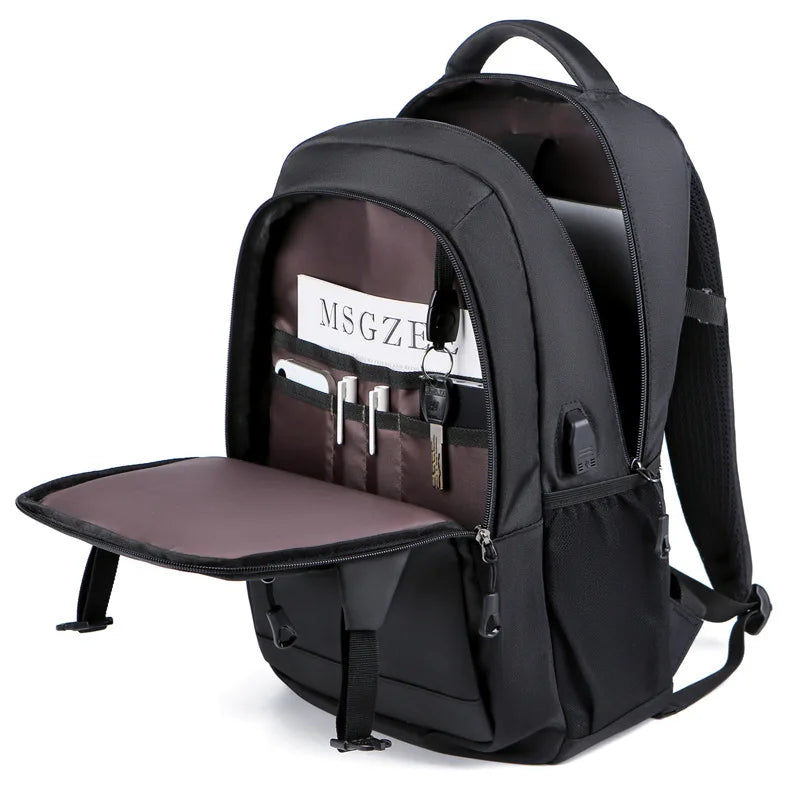 KTX-178515 15.6-Inch Waterproof Oxford Polyurethane Backpack for Daily Business and Travel