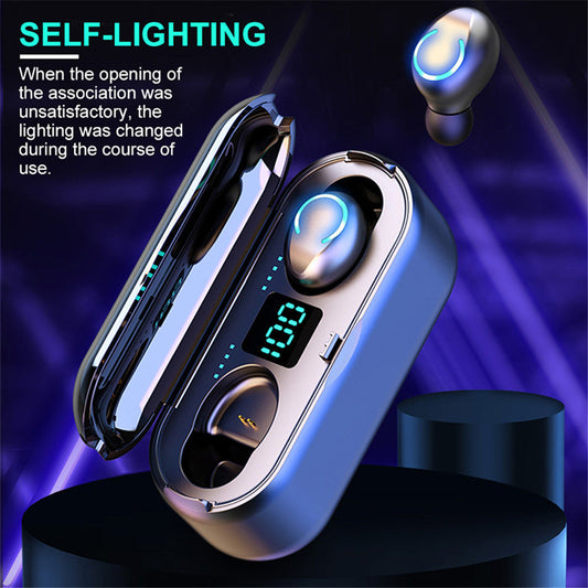 KTX-093971 Wireless Bluetooth Stereo Earbuds with Battery Display and Voice Control
