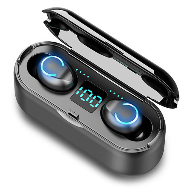 KTX-093971 Wireless Bluetooth Stereo Earbuds with Battery Display and Voice Control