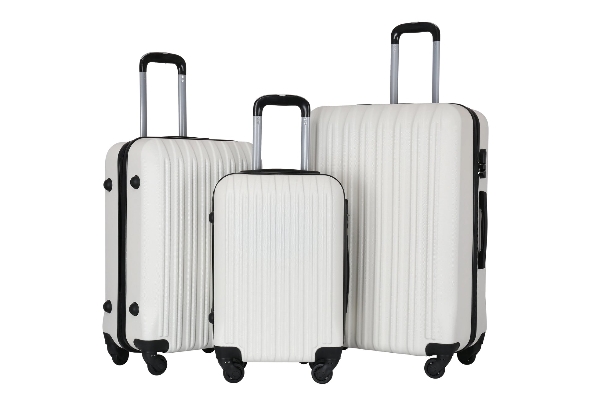KTX-732435 Luggage Travel Case Set - 20/24/28 Inch Trolley Suitcase with Smooth Rolling Wheels