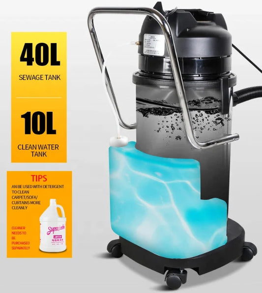 KTX-675155 40L Wet and Dry Foam Extractor Carpet Cleaning Machine for Commercial Use