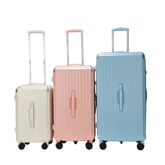 KTX-785619 Durable Lightweight 4-Piece Trolley Luggage Set with Wheels - PC Hard Shell Travel Bags