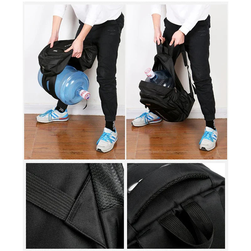 KTX-691603 Stylish Waterproof Backpack for Men - Versatile School and Laptop Bag