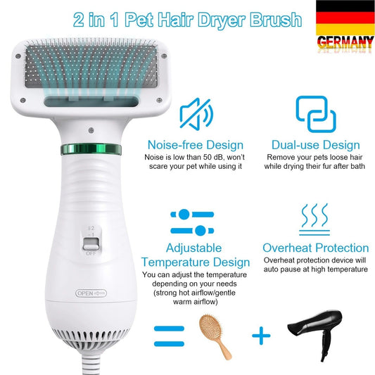 KTX-566483 Pet Hair Remover Comb with Fine Needle and Sticky Bead Technology