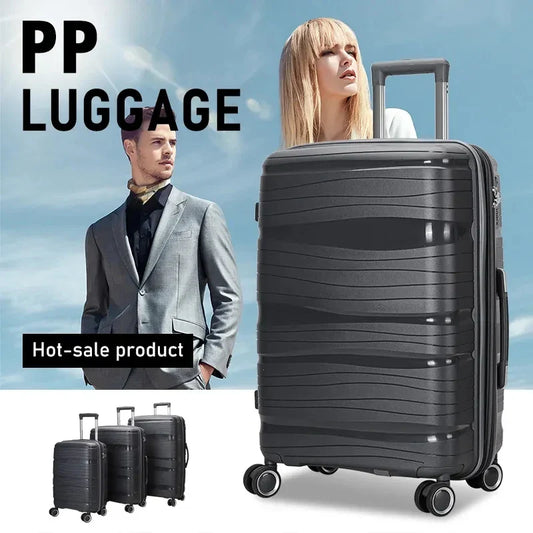KTX-391251 Waterproof Expandable Suitcase Luggage with Four Spinner Wheels - Available in 20, 24, and 28 Inches
