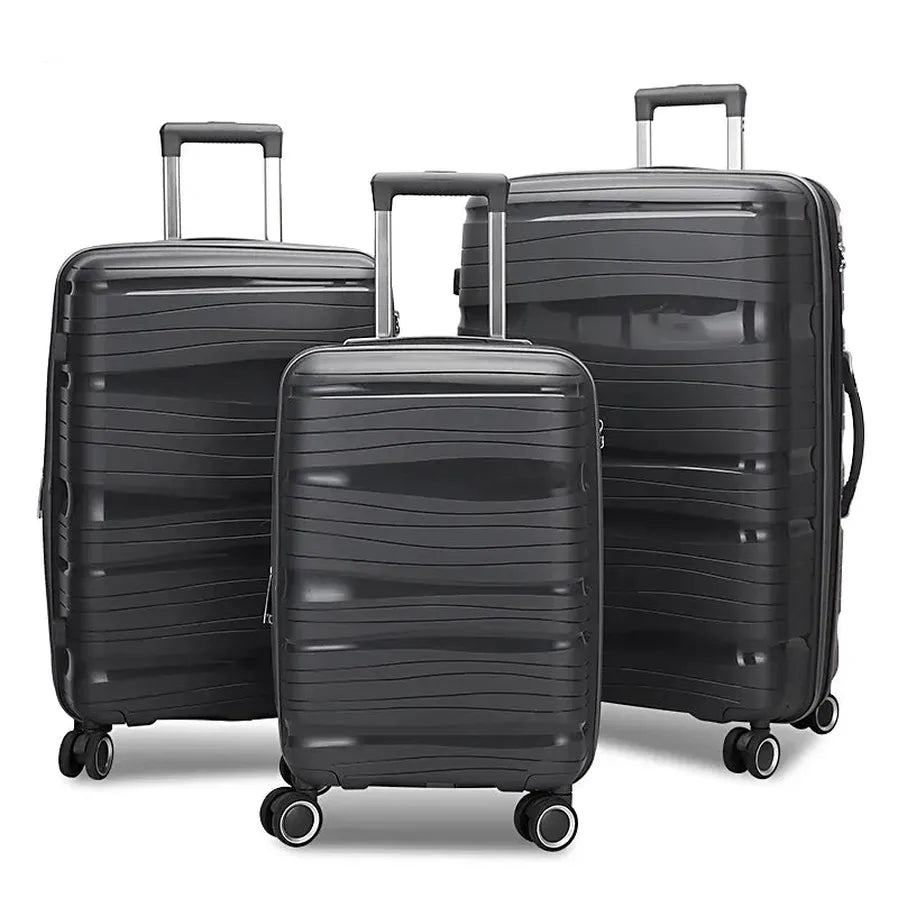 KTX-391251 Waterproof Expandable Suitcase Luggage with Four Spinner Wheels - Available in 20, 24, and 28 Inches