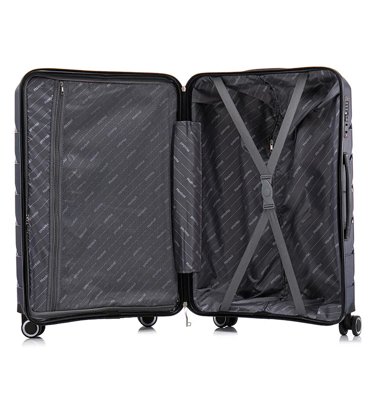 KTX-144915 Minimalist Travel Suitcase Set - 3 Piece Luggage (20/24/28 Inch)