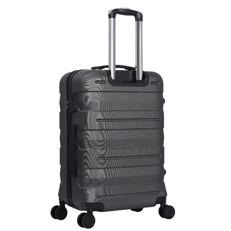KTX-142611 Spacious ABS Trolley Luggage Set - 20, 24, and 28 Inch Expandable Suitcases for Travel