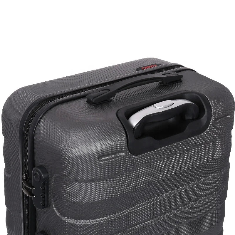 KTX-142611 Spacious ABS Trolley Luggage Set - 20, 24, and 28 Inch Expandable Suitcases for Travel