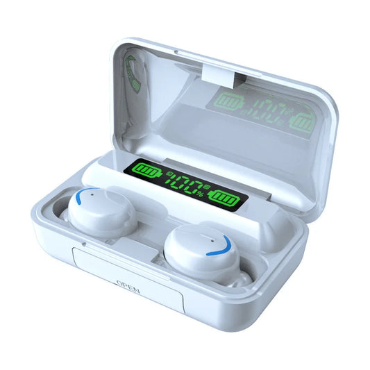 KTX-028115 F9-5 Wireless Earbuds with 9D Stereo Sound, Waterproof Design, and Bluetooth 5.0 Connectivity
