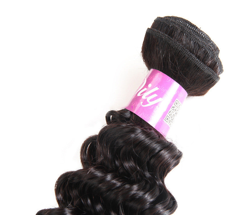 KTX-394899 Pressed Color Fine Real Human Hair Weave, 8-30 Inch Lengths