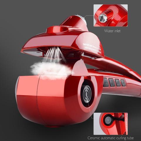 JMT-176586 Automatic Hair Curler with Steam and Ceramic Plates for Quick Styling and Effortless Curls