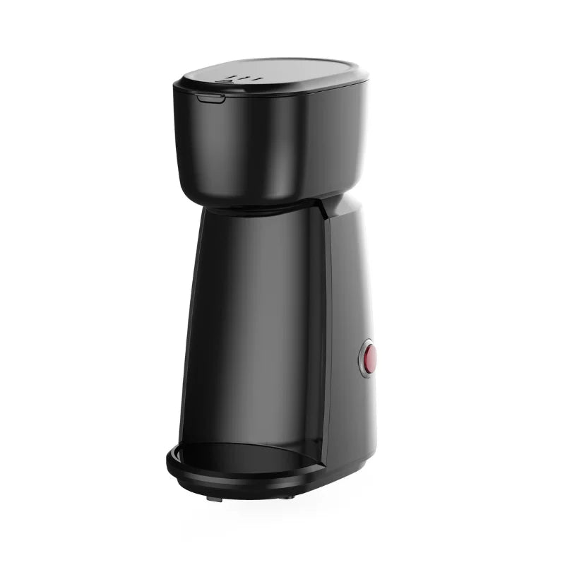 KTX-342867 Single Cup Drip Coffee Maker - Electric Stainless Steel Semi-Automatic Design
