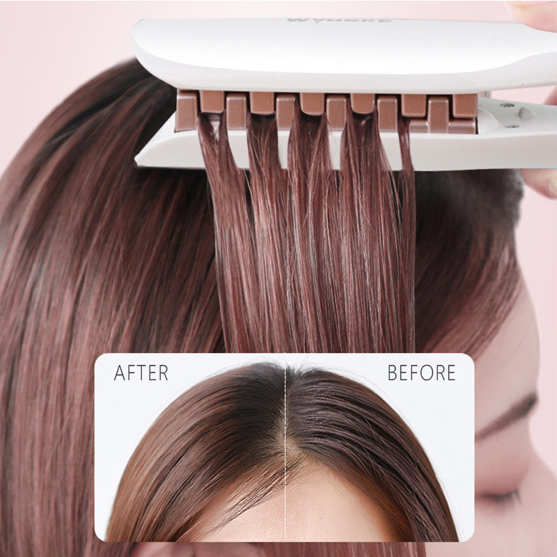 KTX-549523 Corrugated Hair Crimping Iron with Ergonomic Handle and Fast Heating Feature