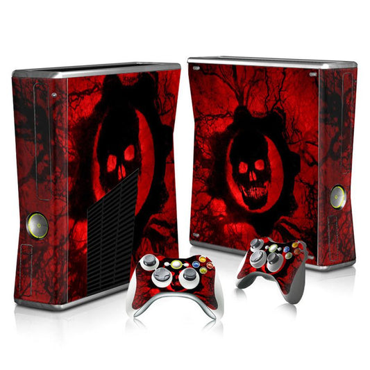 KTX-120979 Skull Design Film Game Machine Sticker - High Definition PVC Material