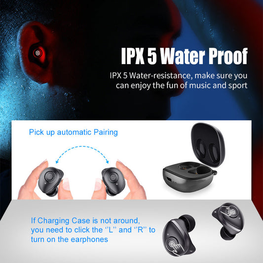 KTX-297043 NILLKIN GOTWS Wireless Sports Headset with 10m Bluetooth Range and IPX5 Protection