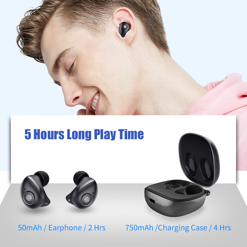 KTX-297043 NILLKIN GOTWS Wireless Sports Headset with 10m Bluetooth Range and IPX5 Protection
