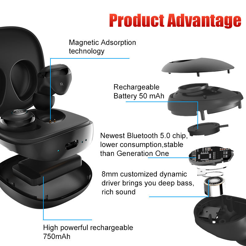 KTX-297043 NILLKIN GOTWS Wireless Sports Headset with 10m Bluetooth Range and IPX5 Protection