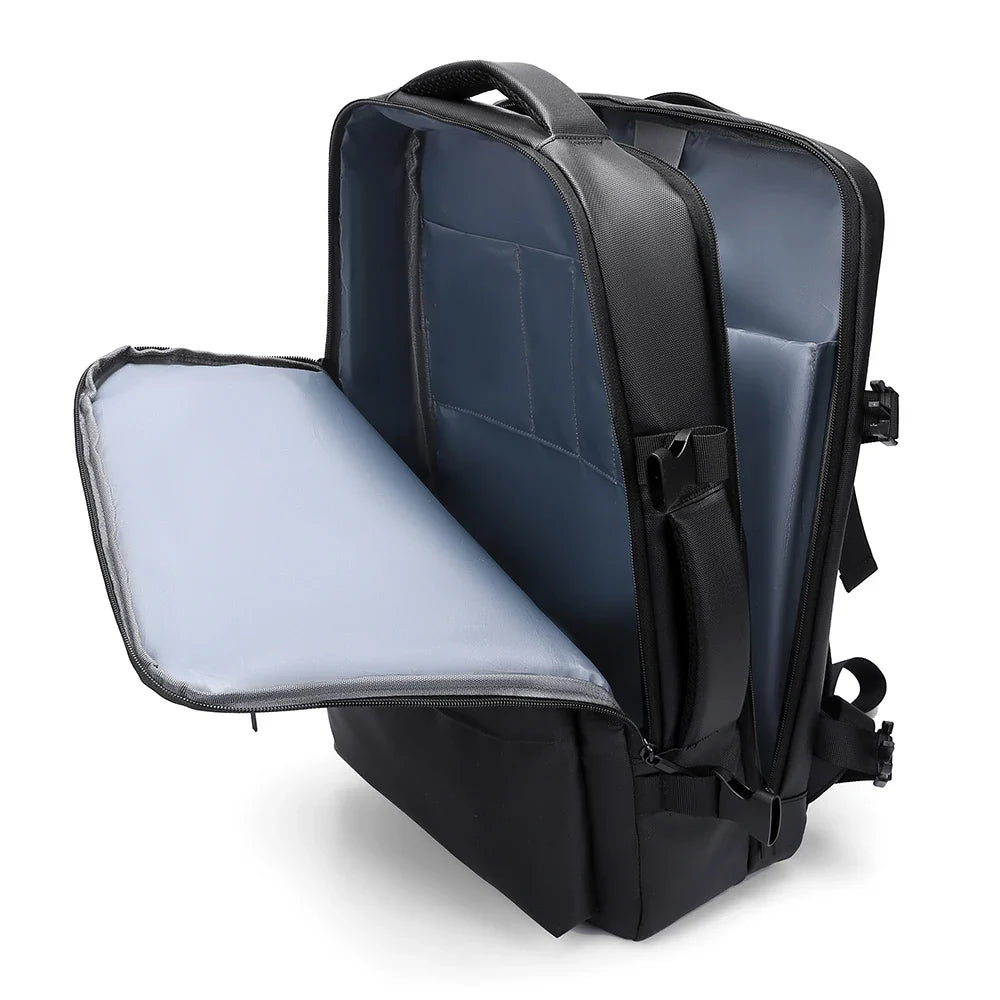 KTX-371667 Lightweight Business Laptop Backpack with USB Charging Port and Breathable Shoulder Strap Design